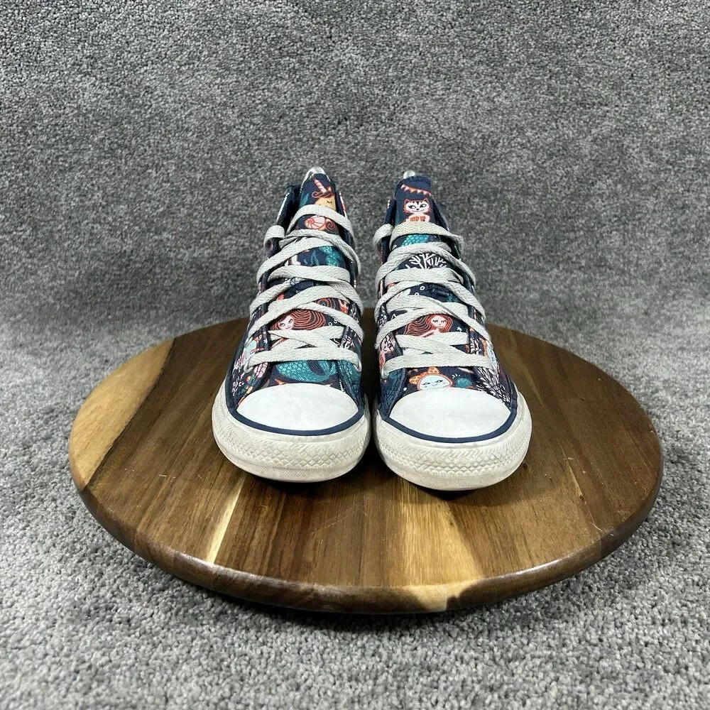 Converse Chuck Taylor All Star Kids Size 1 Mermaid Under The Sea Athletic Shoes